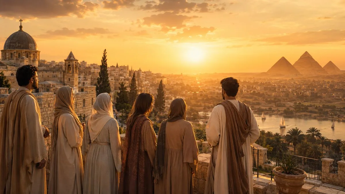 Day 1 — Departure for the Holy Land
