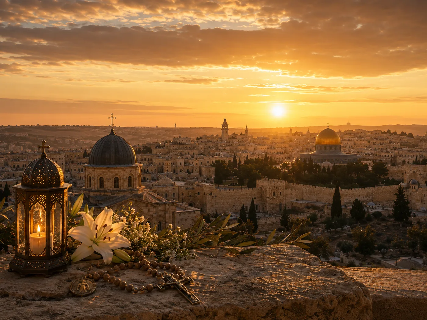 Holy Land pilgrimage visual