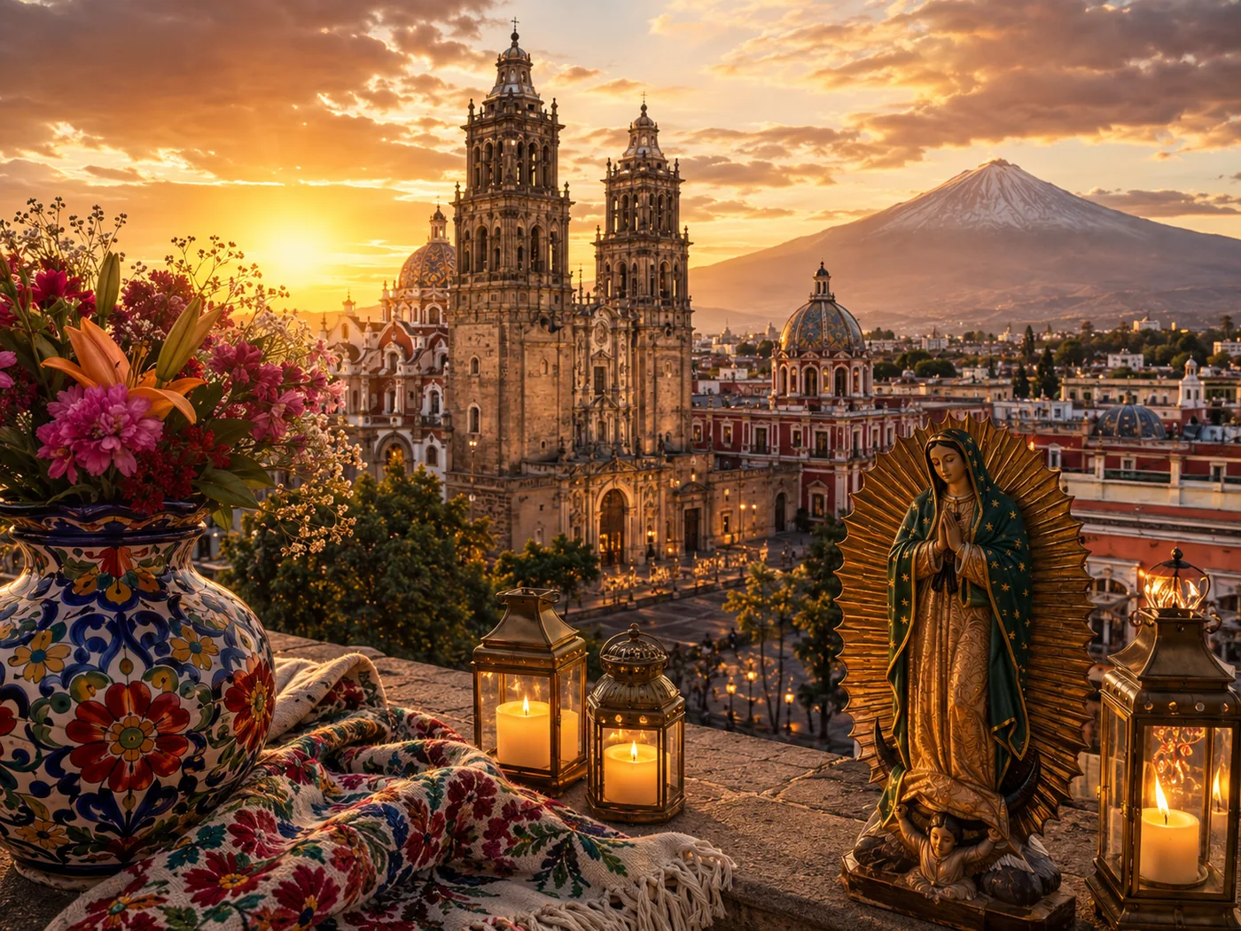 Mexico City & Puebla pilgrimage visual