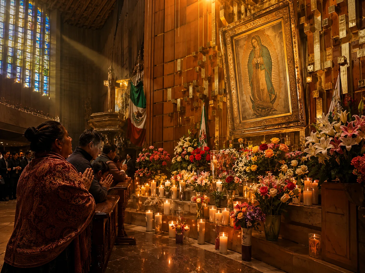 Our Lady of Guadalupe pilgrimage visual