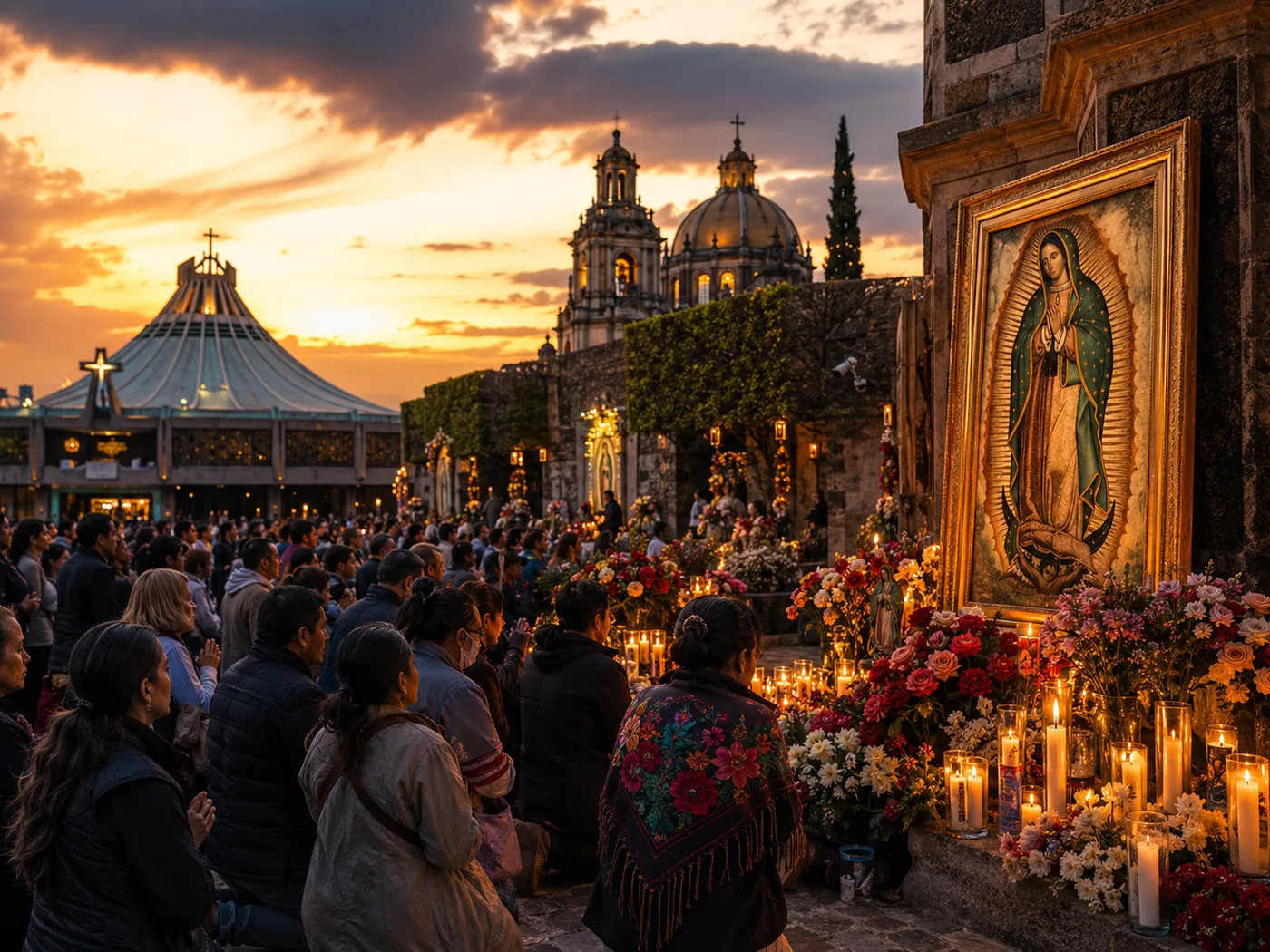 Our Lady of Guadalupe pilgrimage visual