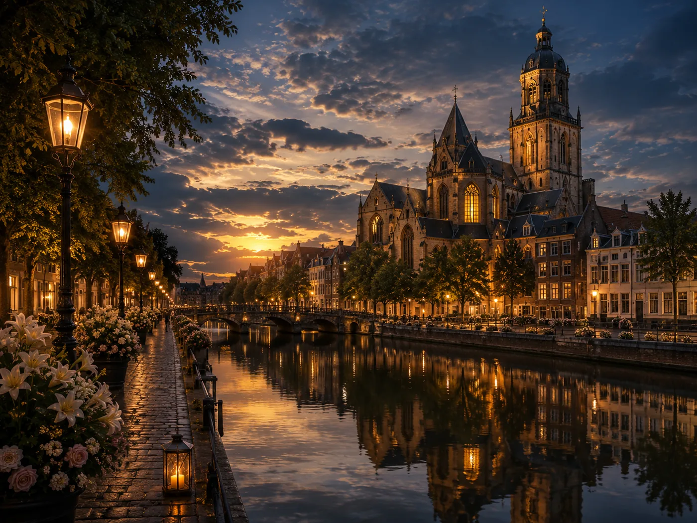 Belgium & Netherlands pilgrimage visual