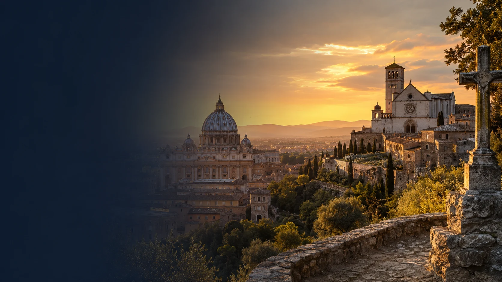 Fr. Baby K & Fr. John — Italy & Assisi