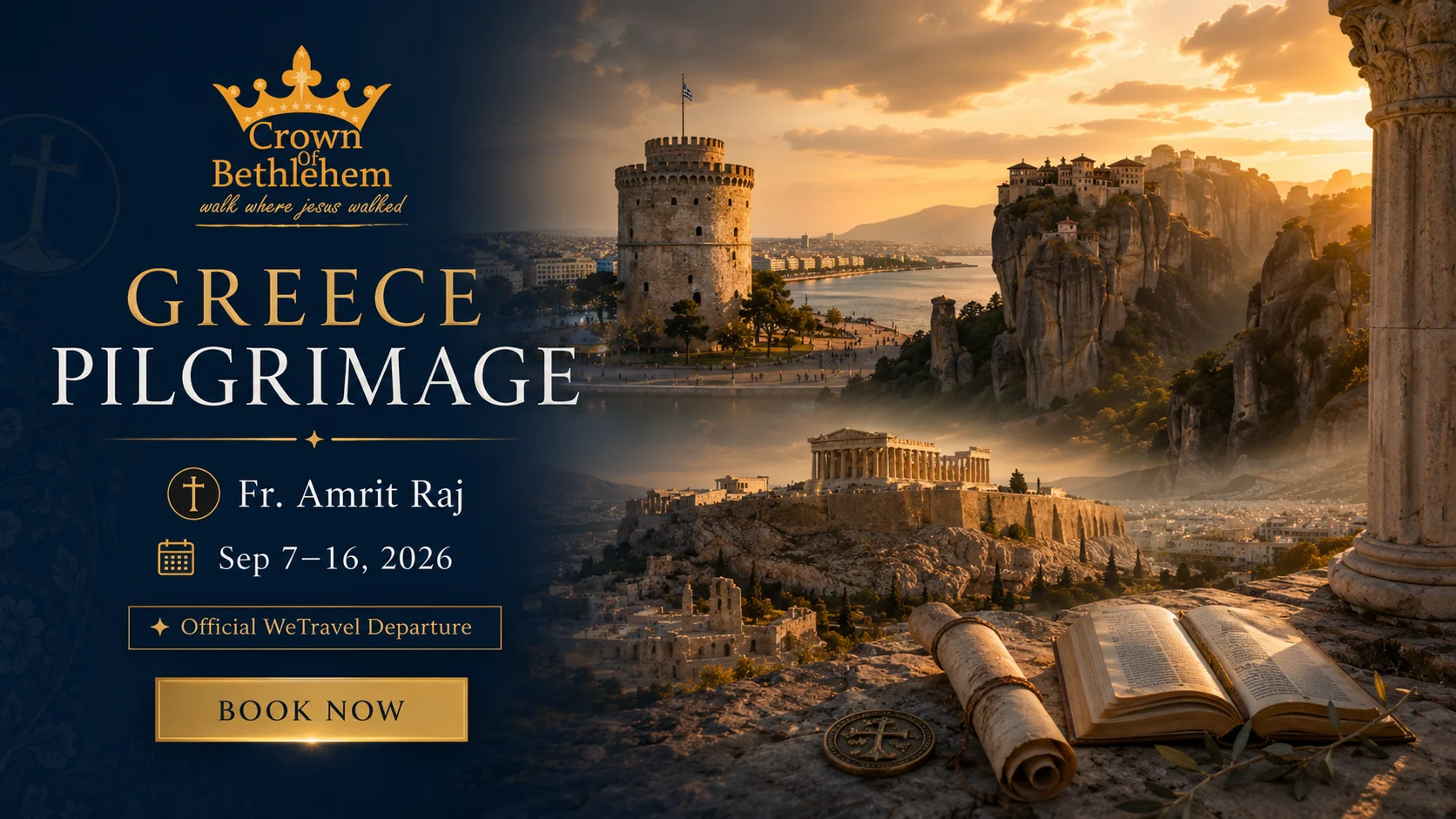 Fr. Amrit Raj — Greece Pilgrimage