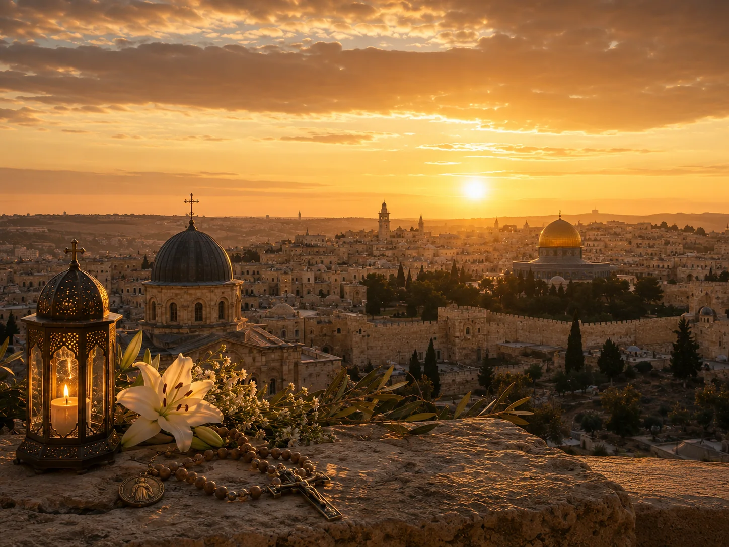 Holy Land pilgrimage scene 1